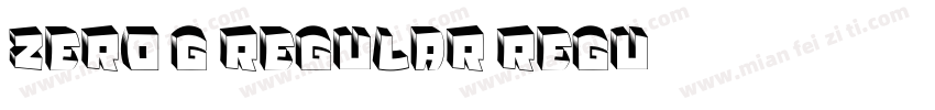 Zero G Regular Regu字体转换
